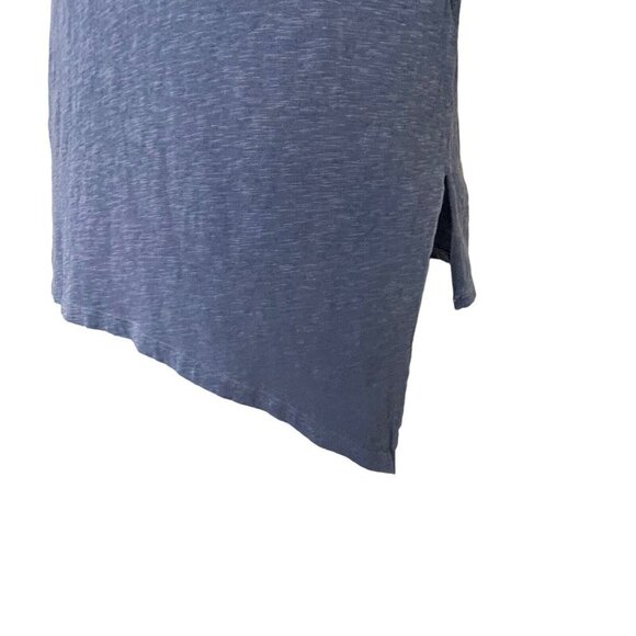 Sundry Sunday Long Sleeve Blue T-Shirt Asymmetrical Hem Dress Size S - Picture 3 of 6